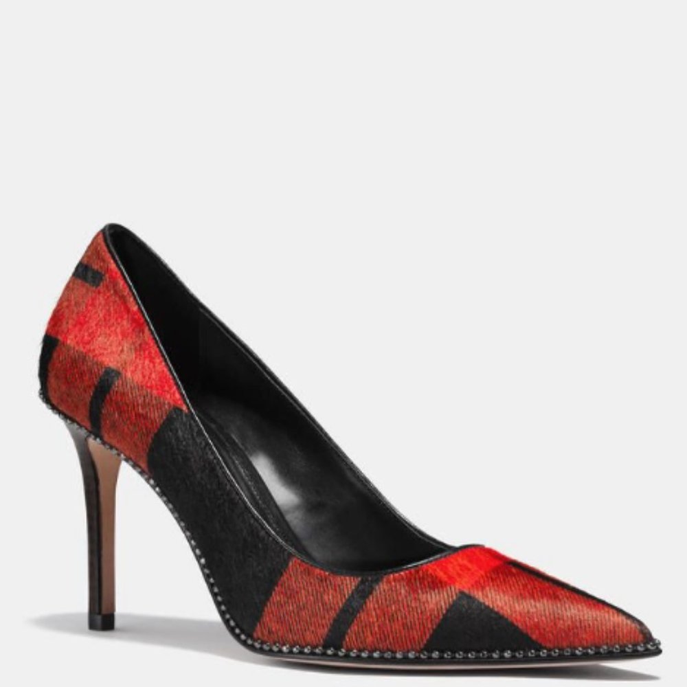 Coach Tamera Plaid Heel